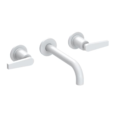 Newport Brass Wall Mount Lavatory Faucet in White 3-2971/50